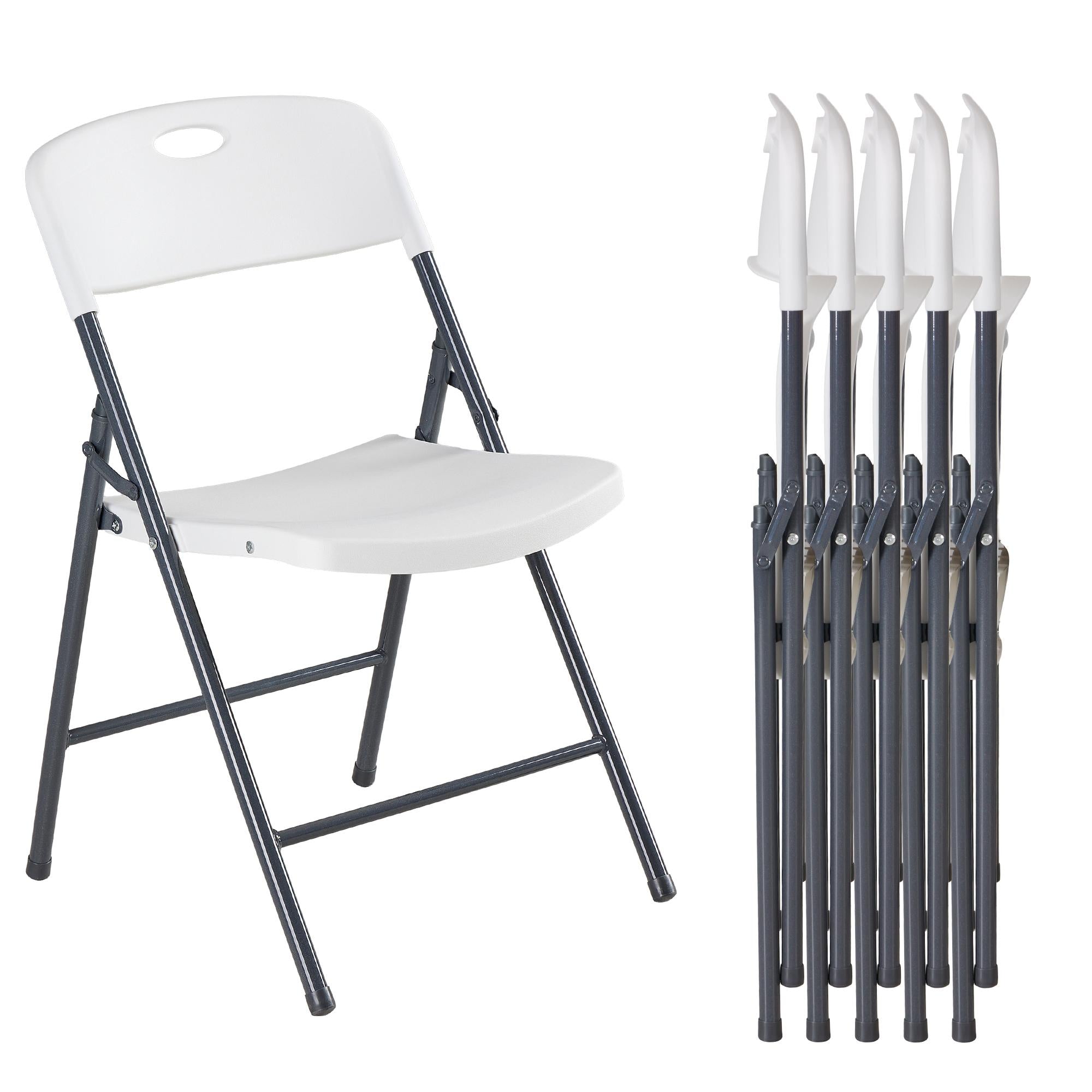 Folding chair with backrest
