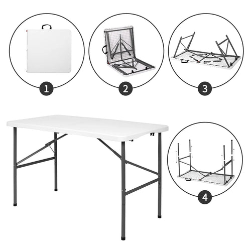 4-foot folding table