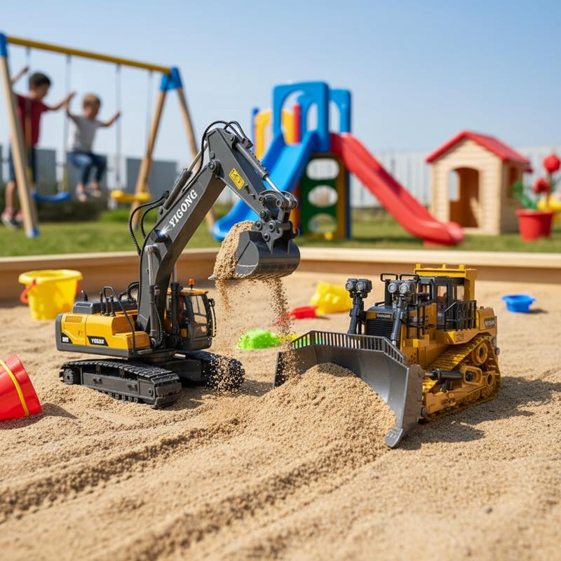 Engineering vehicle assembly kit