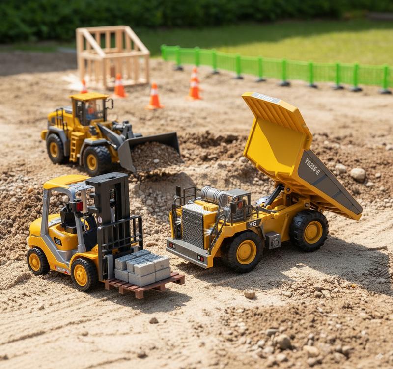 Engineering vehicle assembly kit